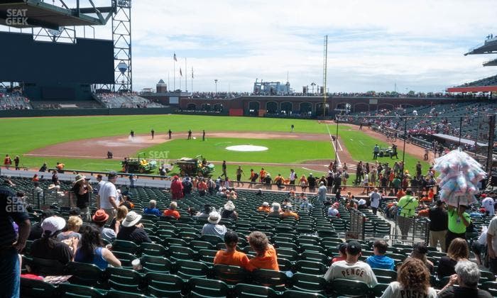 Oracle Park - Section Lower Box 121 Seat View