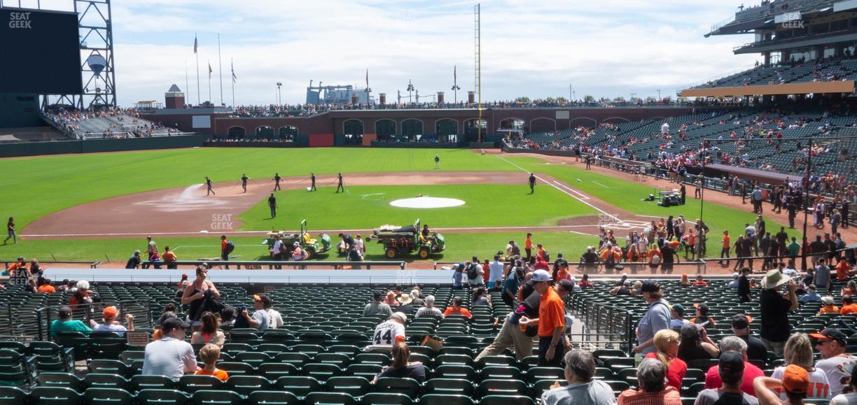 Oracle Park - Section Lower Box 122 Seat View