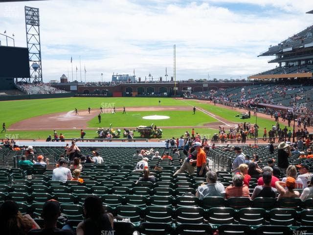 Oracle Park - Section Lower Box 122 Seat View