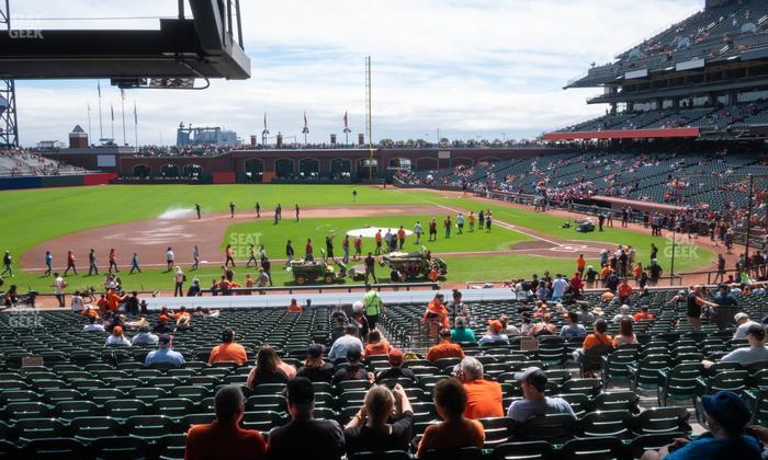 Oracle Park - Section Lower Box 123 Seat View