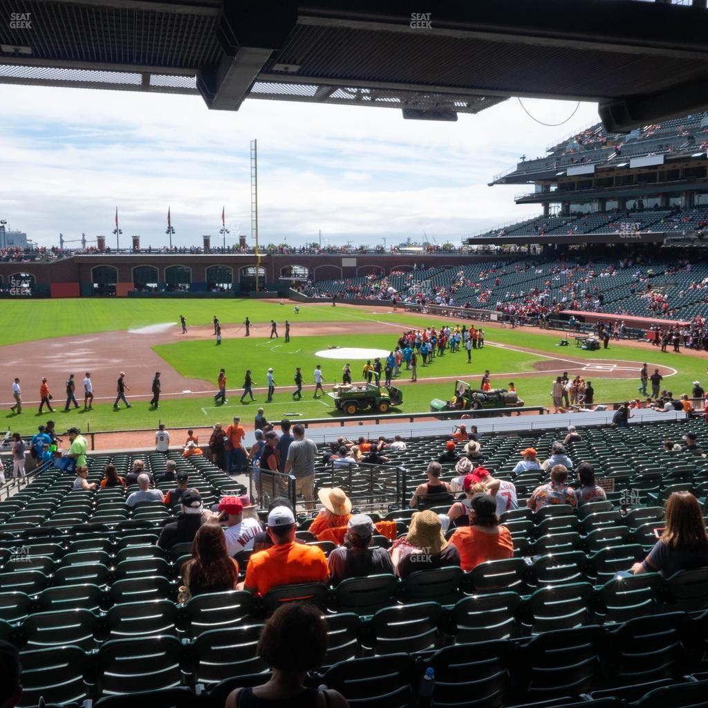 Oracle Park - Section Lower Box 124 Seat View