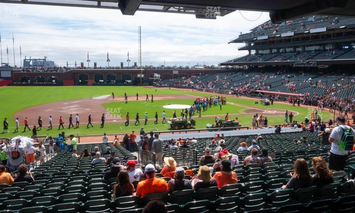 Oracle Park - Section Lower Box 124 Seat View