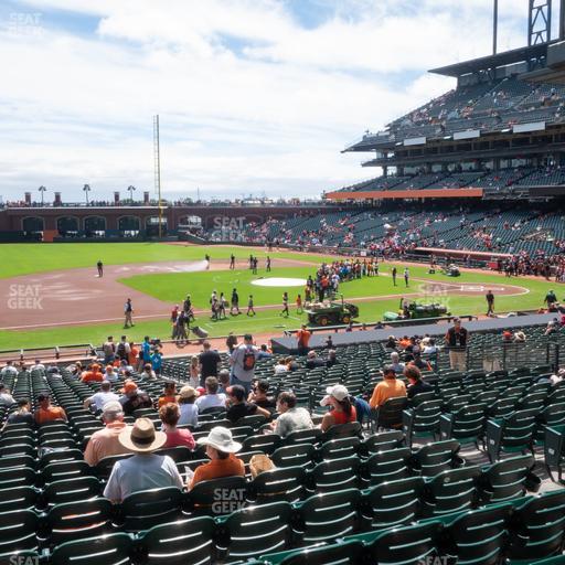 Oracle Park - Section Lower Box 125 Seat View