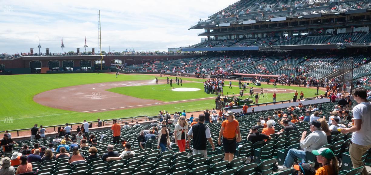 Oracle Park - Section Lower Box 126 Seat View