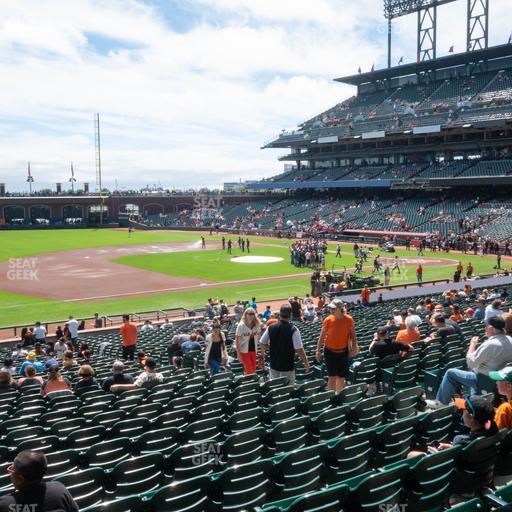Oracle Park - Section Lower Box 126 Seat View