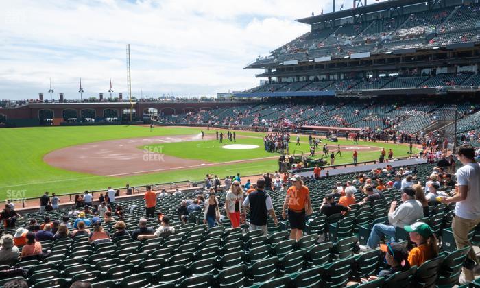 Oracle Park - Section Lower Box 126 Seat View