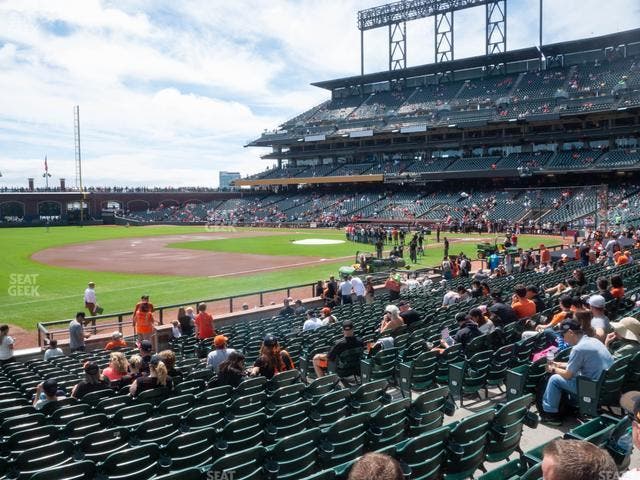 Oracle Park - Section Lower Box 127 Seat View