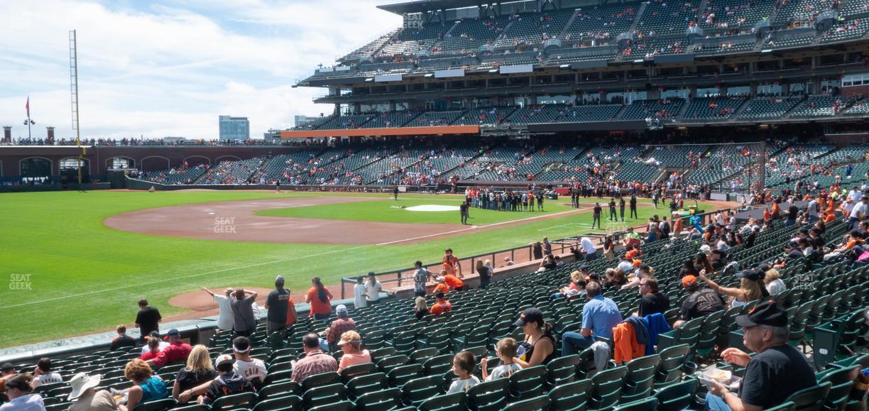 Oracle Park - Section Lower Box 128 Seat View