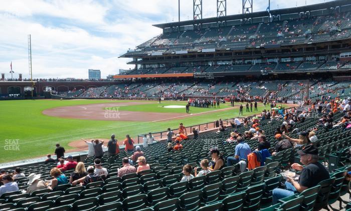 Oracle Park - Section Lower Box 128 Seat View