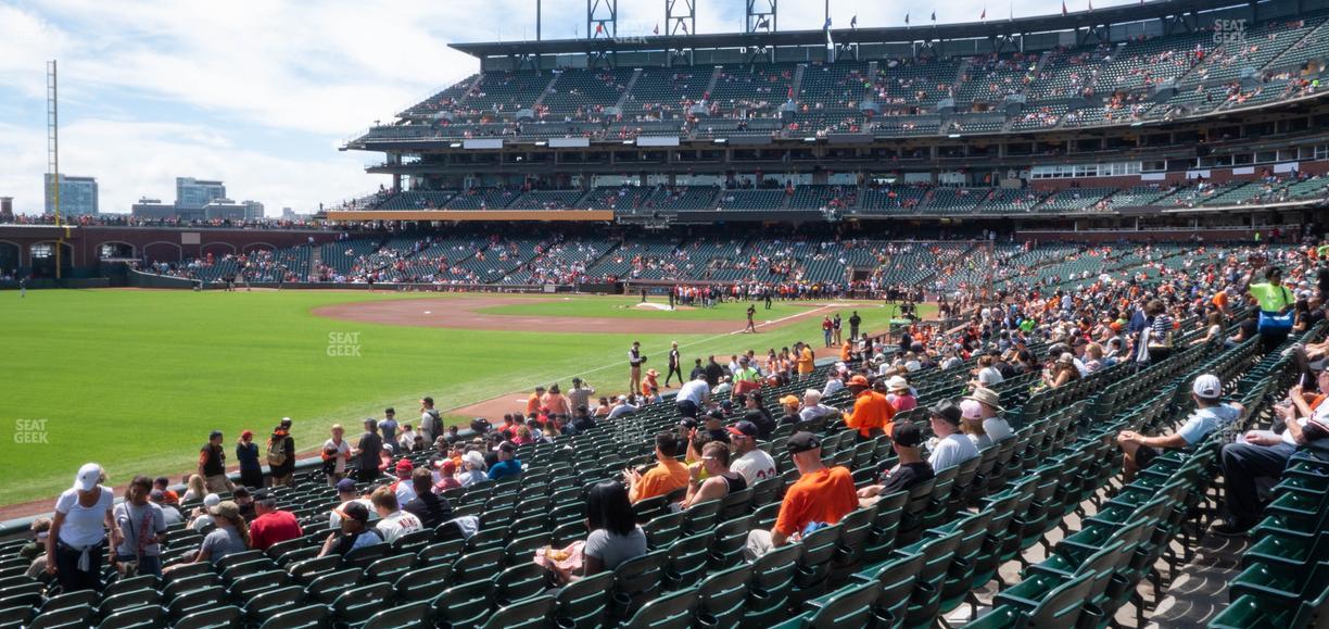 Oracle Park - Section Lower Box 132 Seat View