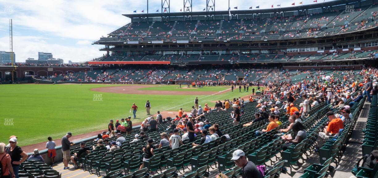 Oracle Park - Section Lower Box 133 Seat View