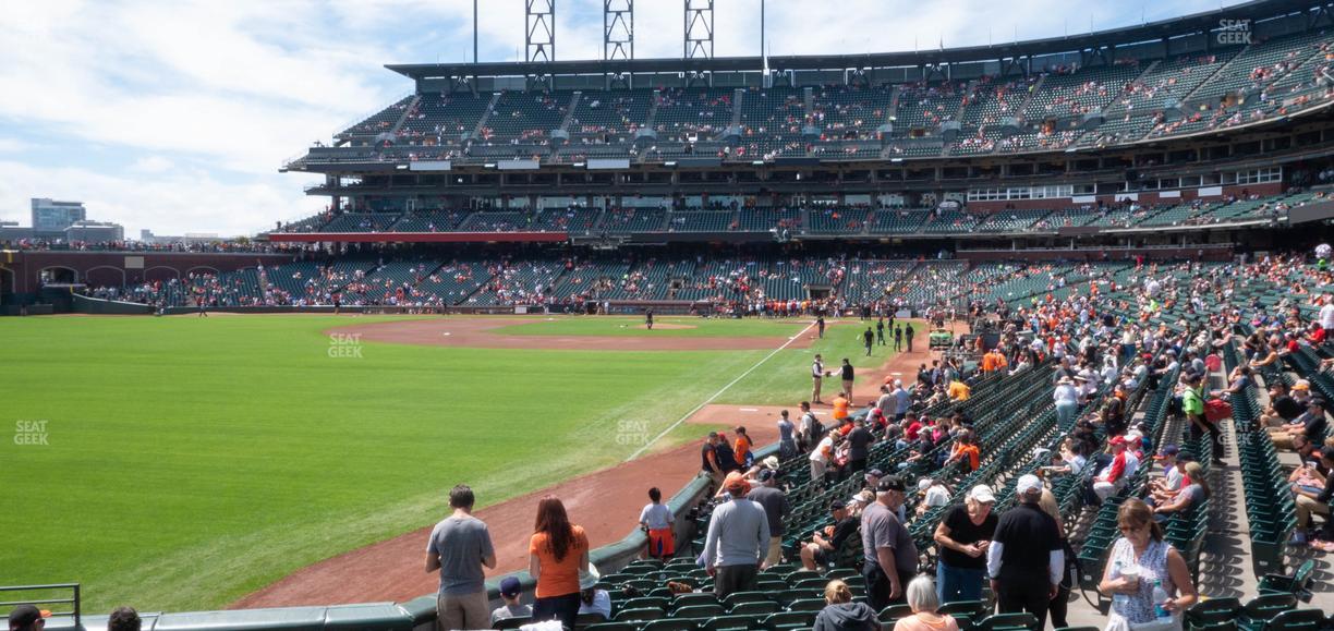 Oracle Park - Section Lower Box 134 Seat View