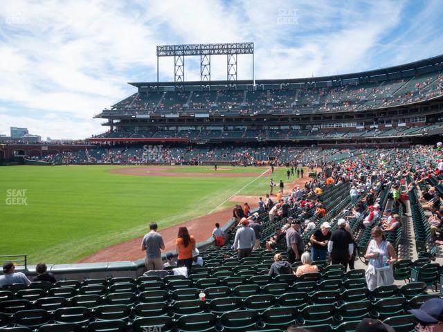Oracle Park - Section Lower Box 134 Seat View Oracle Park - Section Lower Box 134 Seat View