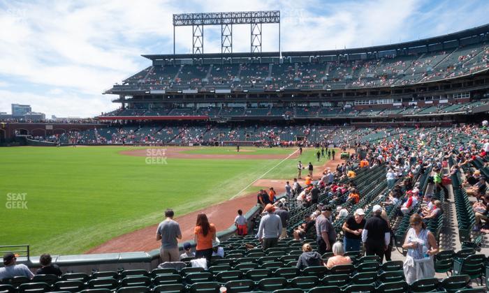 Oracle Park - Section Lower Box 134 Seat View