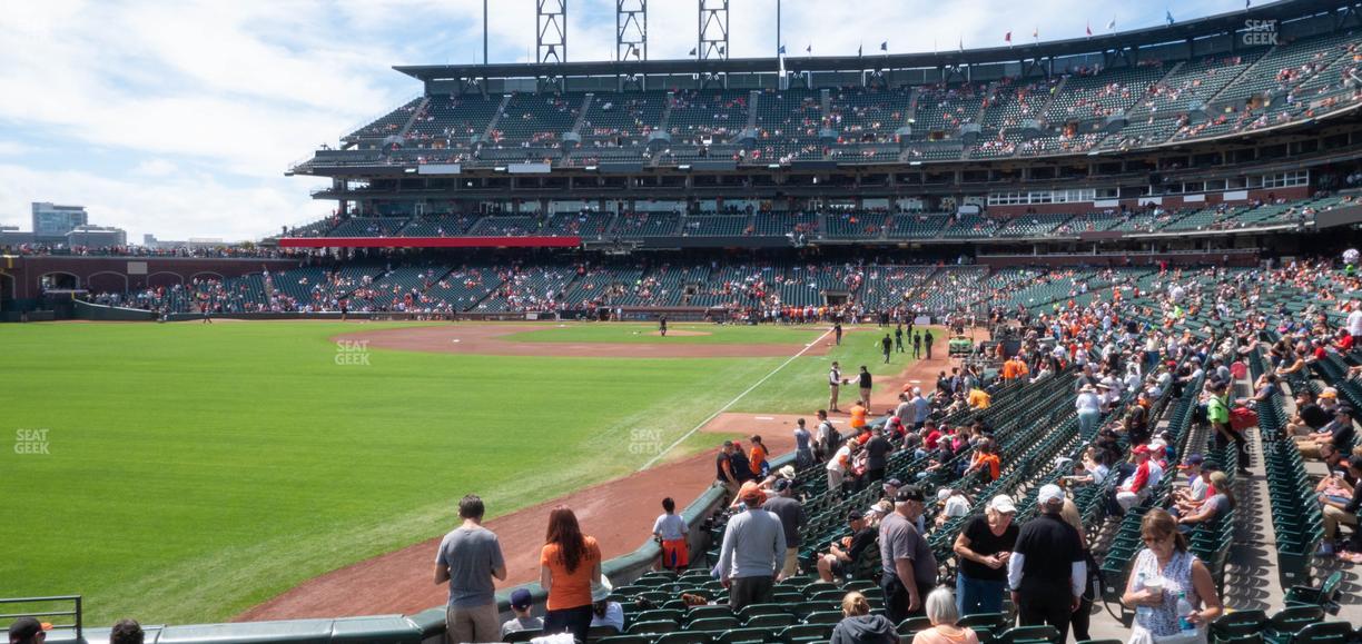 Oracle Park - Section Lower Box 135 Seat View