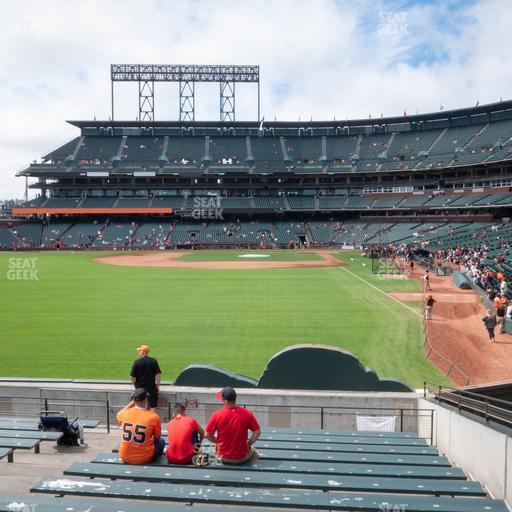 Oracle Park - Section Premium Bleachers 136 Seat View
