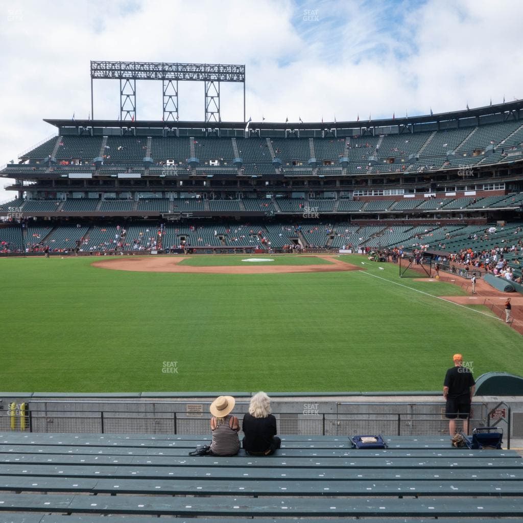 Oracle Park - Section Premium Bleachers 137 Seat View