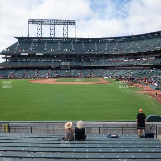 Oracle Park - Section Premium Bleachers 137 Seat View