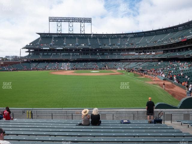 Oracle Park - Section Premium Bleachers 137 Seat View