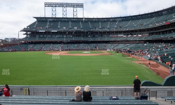 Oracle Park - Section Premium Bleachers 137 Seat View