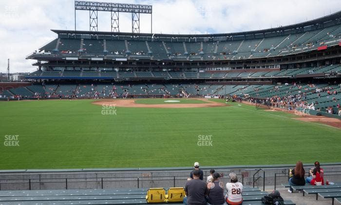 Oracle Park - Section Premium Bleachers 138 Seat View
