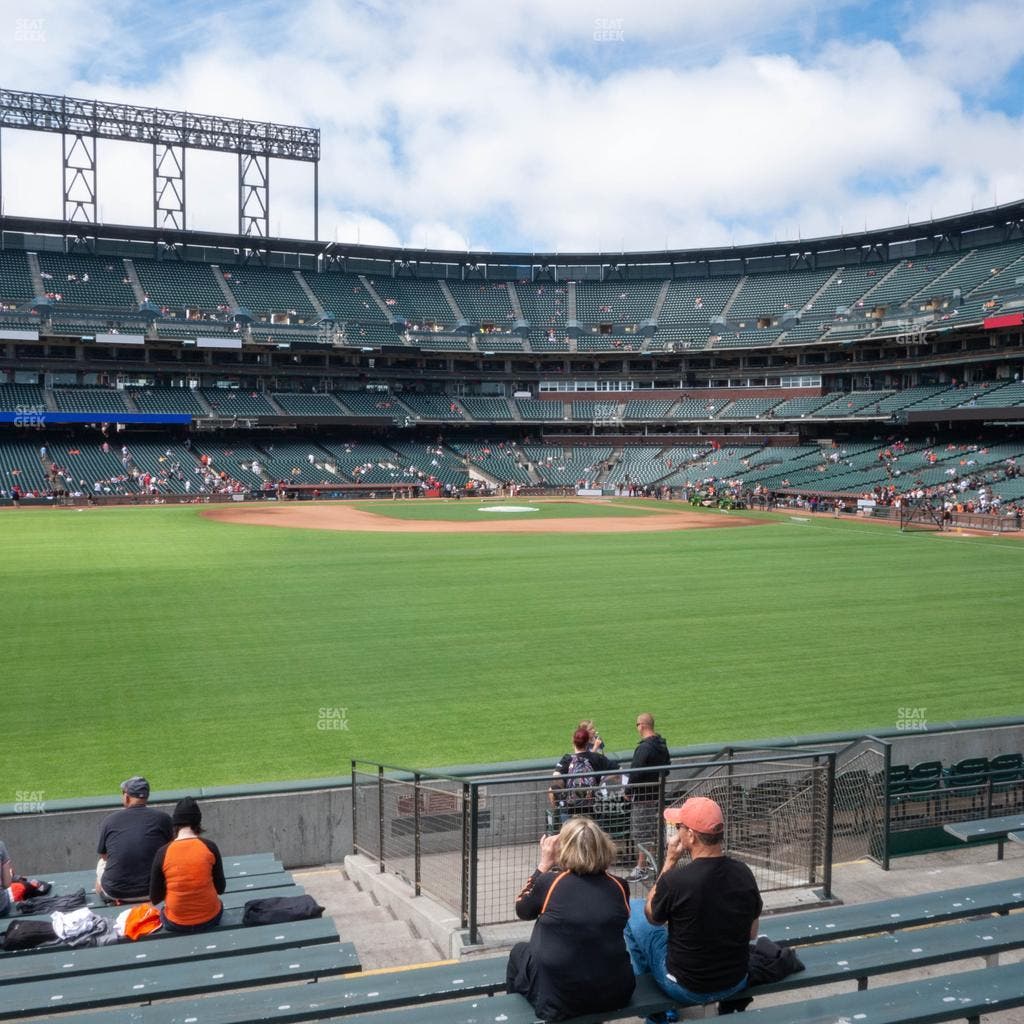 Oracle Park - Section Premium Bleachers 140 Seat View