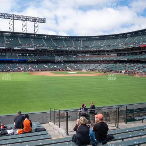 Oracle Park - Section Premium Bleachers 140 Seat View