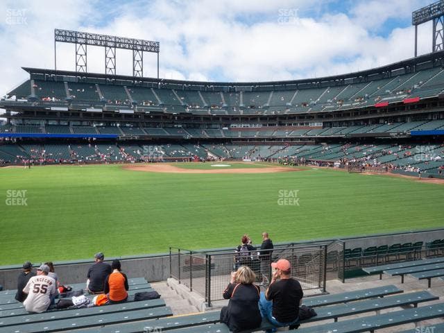 Oracle Park - Section Premium Bleachers 140 Seat View