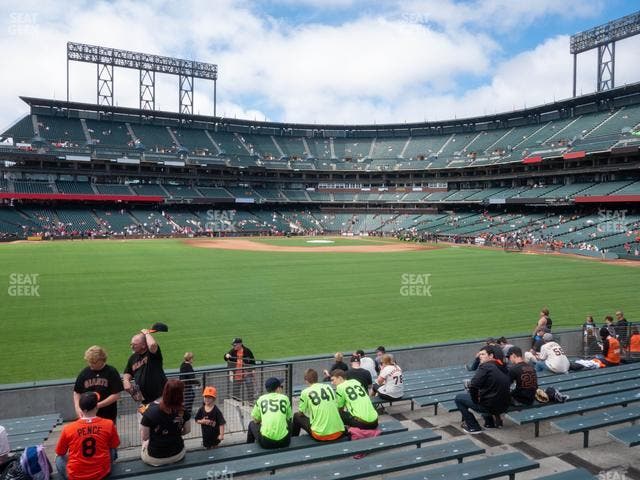 Oracle Park - Section Premium Bleachers 141 Seat View