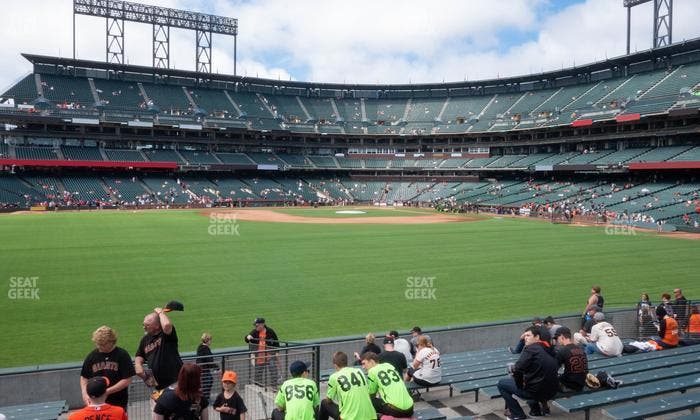 Oracle Park - Section Premium Bleachers 141 Seat View