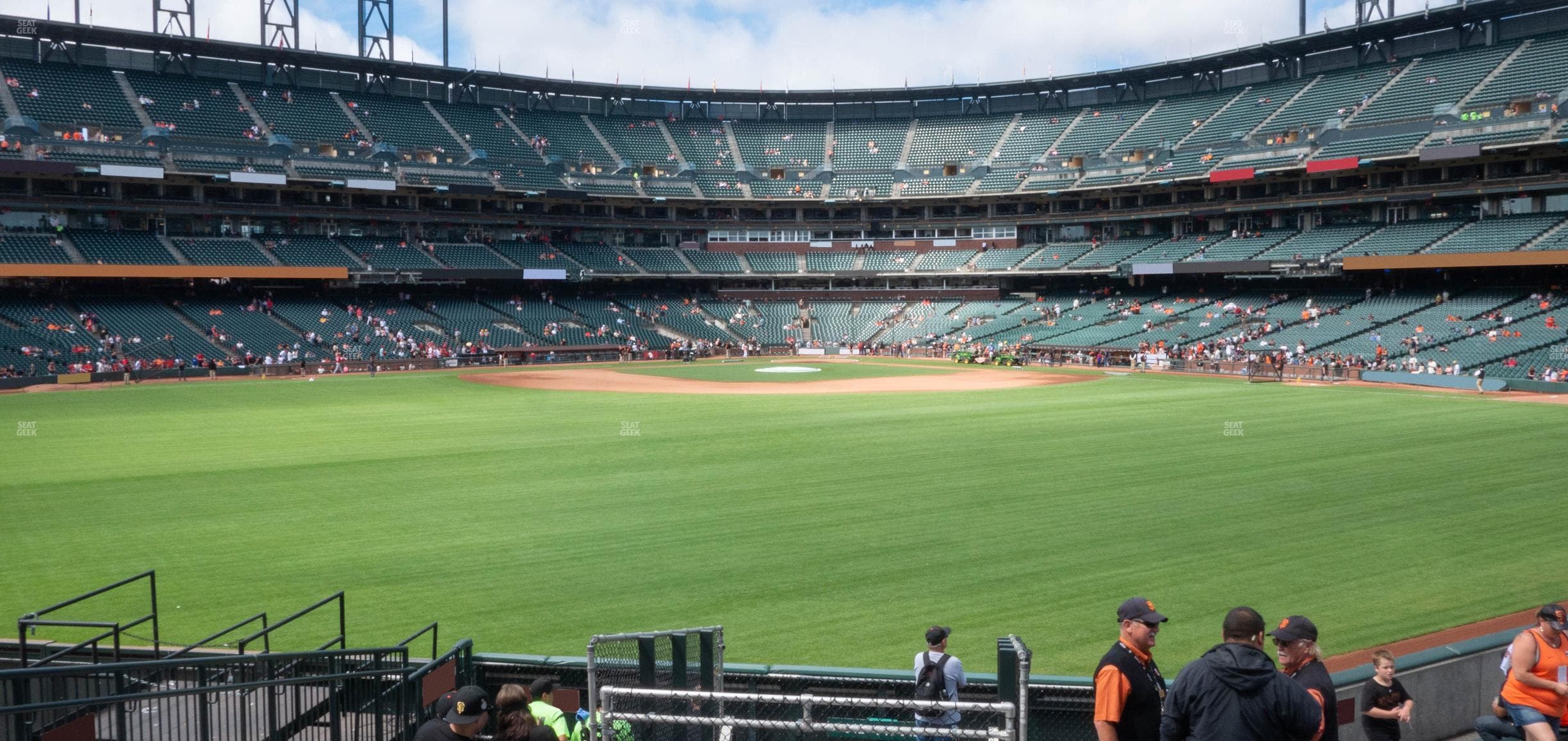 Oracle Park - Section Premium Bleachers 142 Seat View