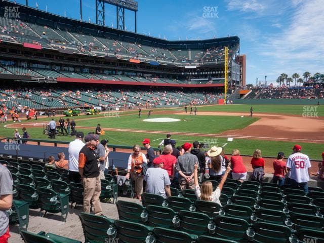 Oracle Park - Section Premium Field Club 107 Seat View