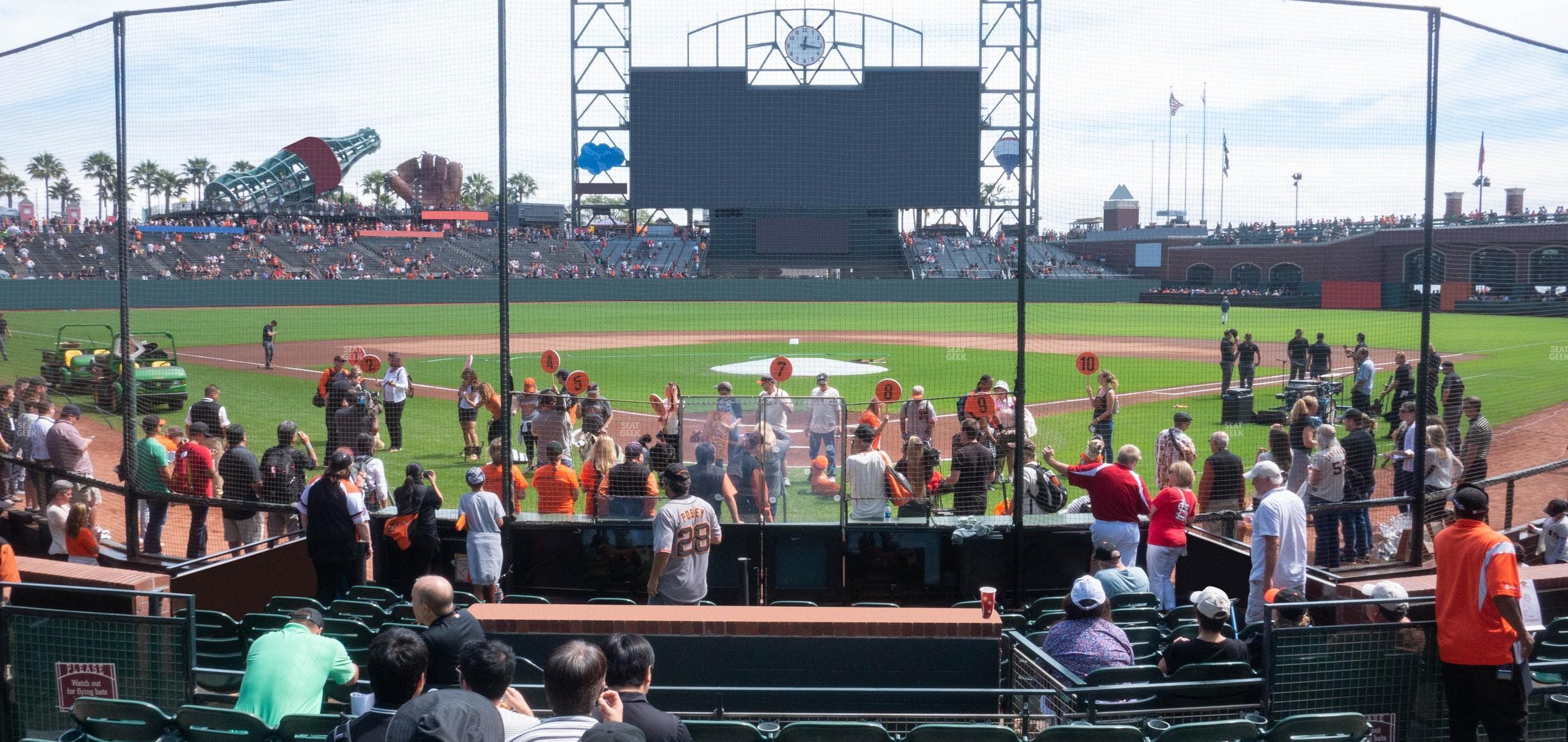 Oracle Park - Section Premium Field Club 115 Seat View