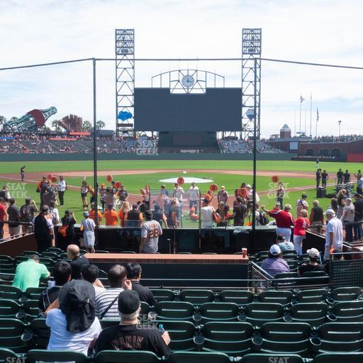 Oracle Park - Section Premium Field Club 115 Seat View