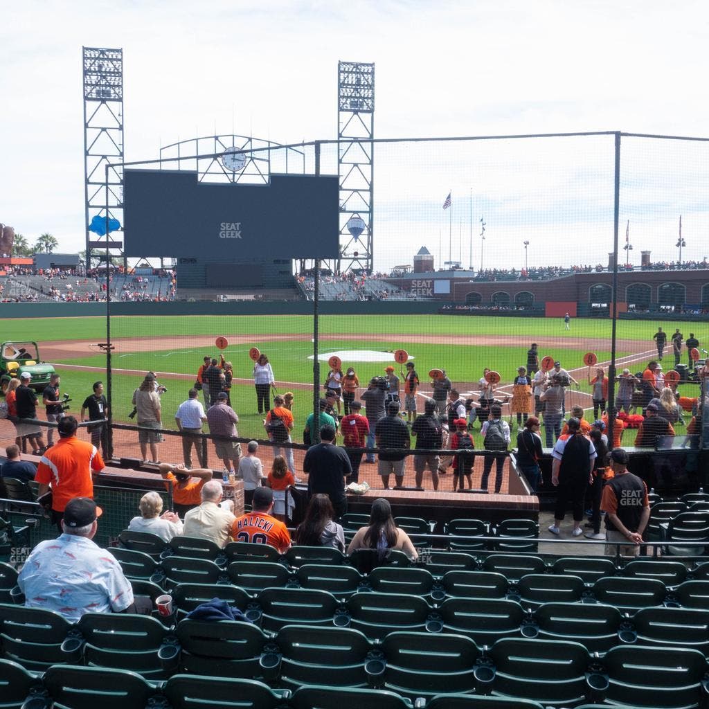 Oracle Park - Section Premium Field Club 117 Seat View