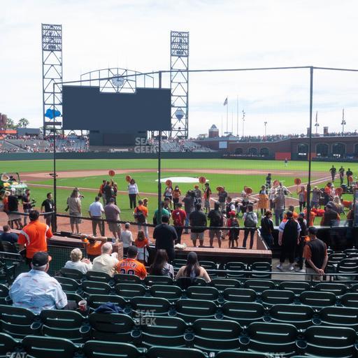 Oracle Park - Section Premium Field Club 117 Seat View