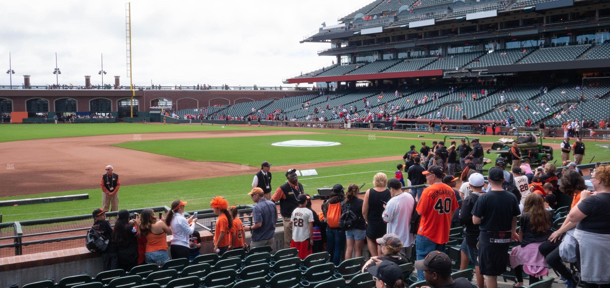Oracle Park - Section Premium Field Club 124 Seat View