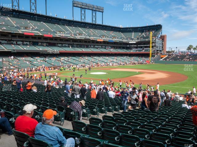 Oracle Park - Section Premium Lower Box 105 Seat View Oracle Park - Section Premium Lower Box 105 Seat View