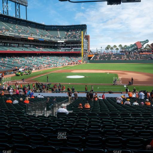 Oracle Park - Section Premium Lower Box 108 Seat View