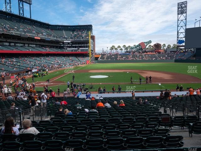 Oracle Park - Section Premium Lower Box 109 Seat View