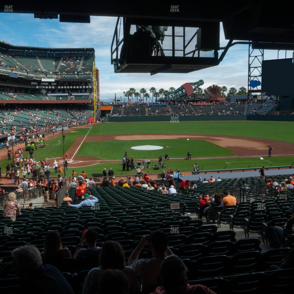 Oracle Park - Section Premium Lower Box 110 Seat View