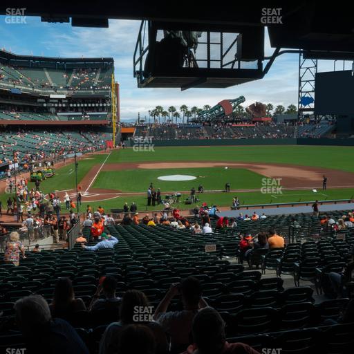 Oracle Park - Section Premium Lower Box 110 Seat View