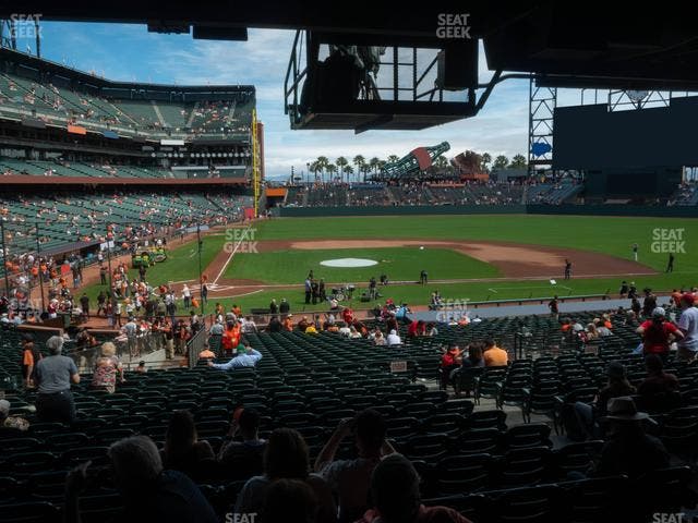 Oracle Park - Section Premium Lower Box 110 Seat View