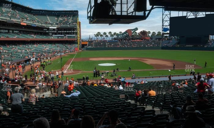 Oracle Park - Section Premium Lower Box 110 Seat View