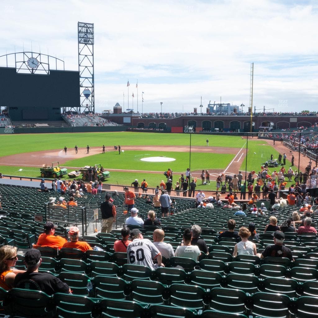 Oracle Park - Section Premium Lower Box 119 Seat View