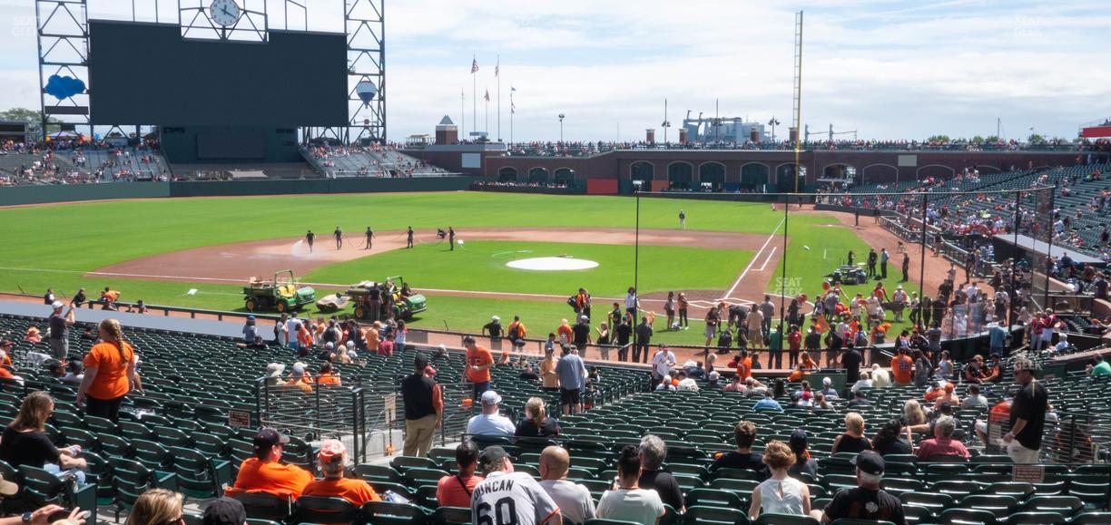 Oracle Park - Section Premium Lower Box 119 Seat View
