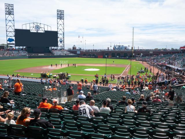 Oracle Park - Section Premium Lower Box 119 Seat View Oracle Park - Section Premium Lower Box 119 Seat View