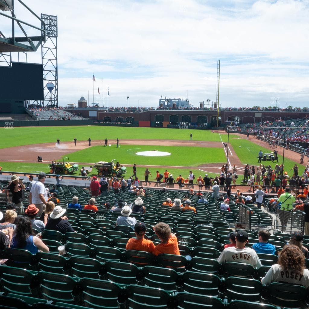 Oracle Park - Section Premium Lower Box 121 Seat View
