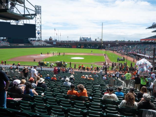 Oracle Park - Section Premium Lower Box 121 Seat View Oracle Park - Section Premium Lower Box 121 Seat View