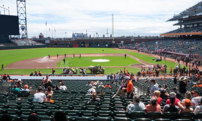 Oracle Park - Section Premium Lower Box 122 Seat View